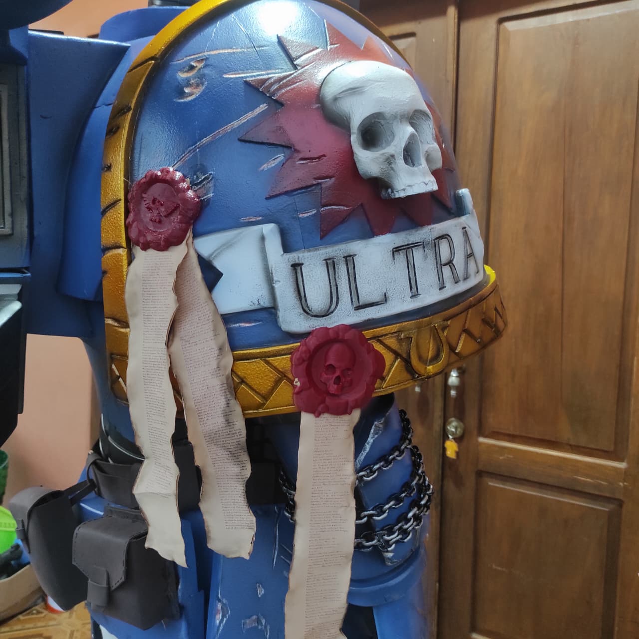 Warhammer Ultramarine Titus Armor – Premium Custom Handcrafted Cosplay Armor & Props