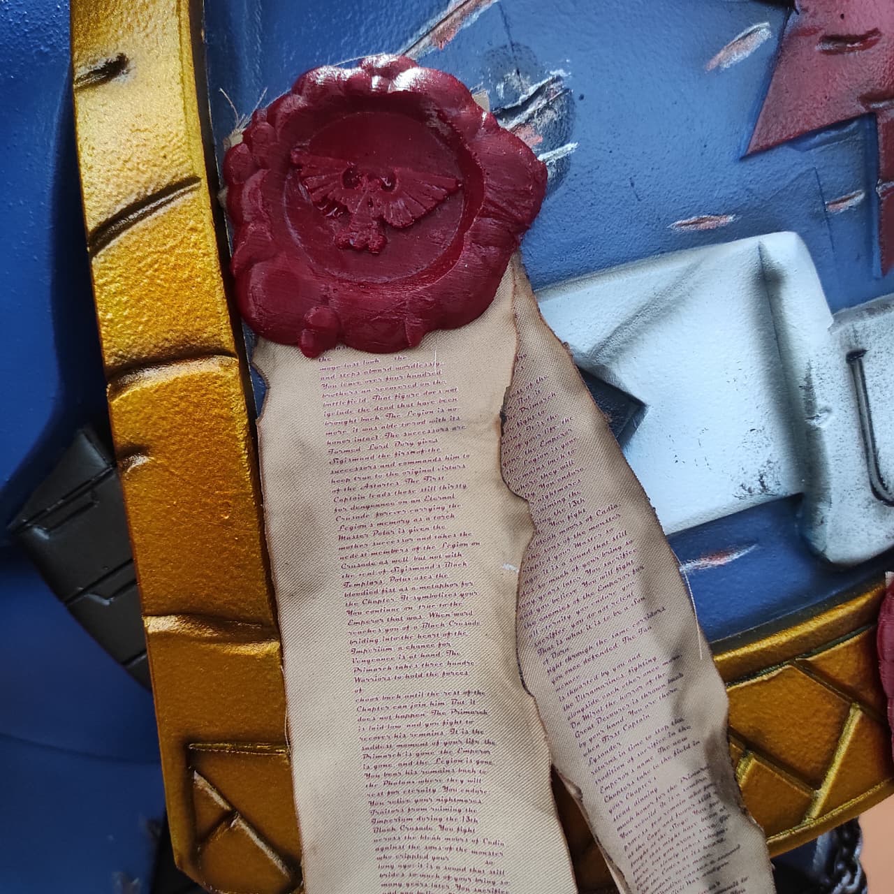 Warhammer Ultramarine Titus Armor – Premium Custom Handcrafted Cosplay Armor & Props
