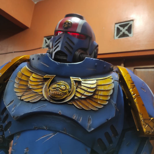 Warhammer Ultramarine Titus Armor – Premium Custom Handcrafted Cosplay Armor & Props